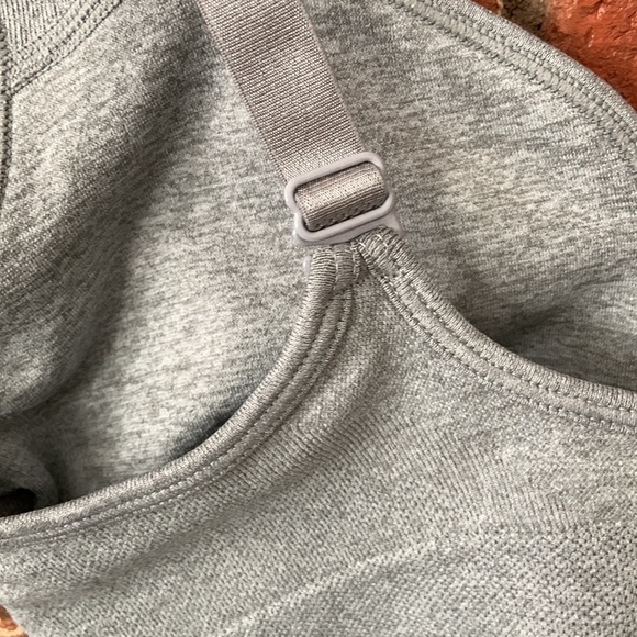 Puma Heather Gray Sweetheart Sports Bra - Picture 5 of 6